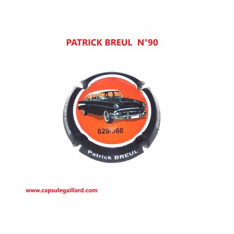 CAPSULE DE CHAMPAGNE - PATRICK BREUL N°90 (360 Ex)