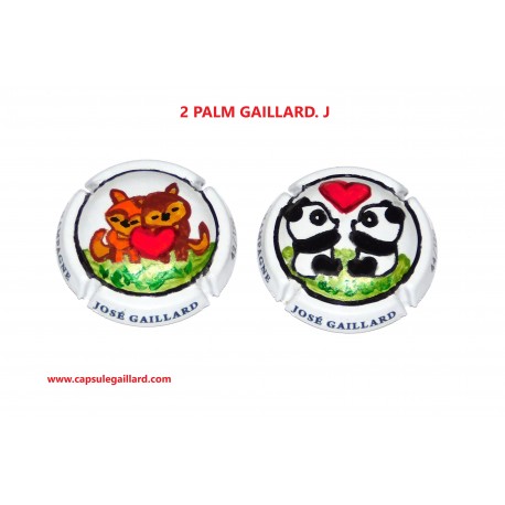 2 Capsules de champagne PALM -GAILLARD. J (St Valentin 2025)