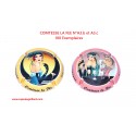 2 Capsules de champagne - COMTESSE LA FEE - A3.b et A3.c - 100 Exemplaires