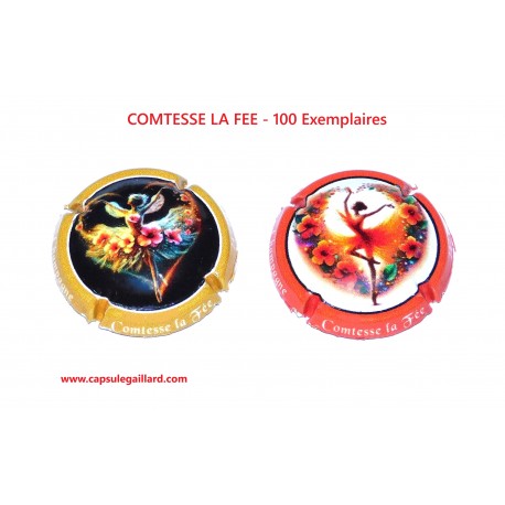 2 Capsules de champagne - COMTESSE LA FEE - Danseuses - 100 Exemplaires
