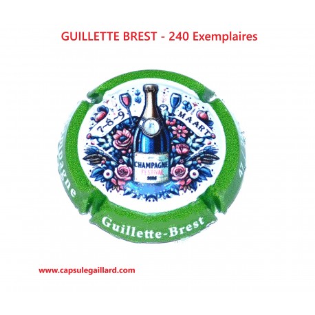 Capsule de champagne - GUILLETTE BREST - Bouteille - 240 Exemplaires