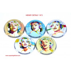 Série de 5 Capsules de champagne - HENRY DETALY - N°2