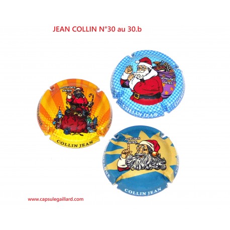 Série de 3 Capsules de champagne - JEAN COLLIN N°30