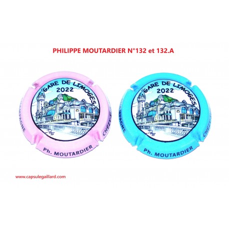 2 Capsules de champagne PHILIPPE MOUTARDIER N°132 et 132.a