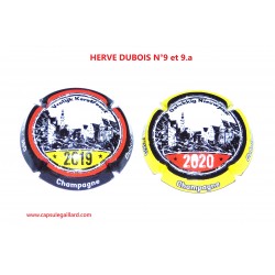 2 Capsules de champagne HERVE DUBOIS N°9 et 9.a