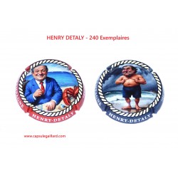 2 Capsules de champagne HENRY DETALY  - 240 Exemplaires