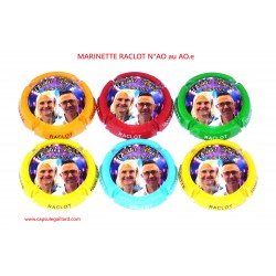 Série de 6 Capsules de champagne - MARINETTE RACLOT  N°AO au AO.e