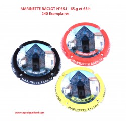 Série de 3 Capsules de champagne - MARINETTE RACLOT - 240 Exemplaires