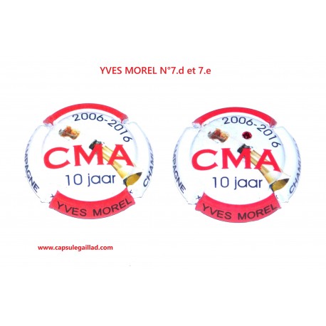 2 Capsules de champagne YVES MOREL N°7.d et 7.e
