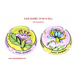 2 Capsules de champagne JULIE DUMEZ N°A9 et A9.a -300 ex