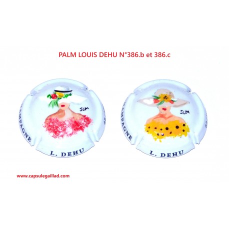 2 Capsules de champagne PALM LOUIS DEHU  N°386.b et 386.c