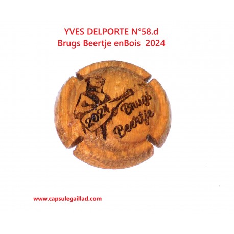 Capsule de champagne en Bois - YVES DELPORTE N°58.d