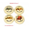 Série de 4 Capsules de champagne - DELIGNY N°4 au 7