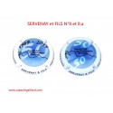 2 Capsules de champagne SERVENAY et FILS N°8 et 8.a