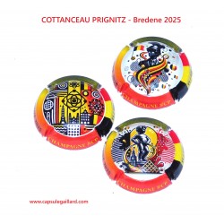 3 Capsules de champagne COTTANCEAU - PRIGNITZ - Bredene 2025