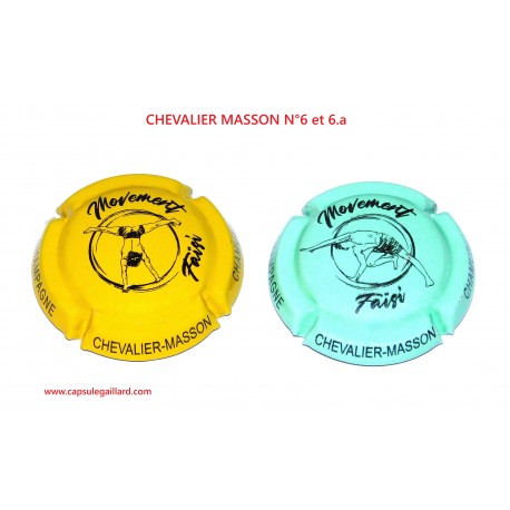 2 Capsules de champagne CHEVALIER MASSON N°6 et 6.a
