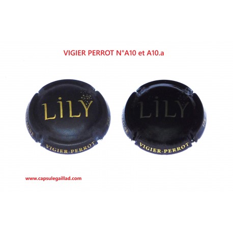 2 Capsules de champagne VIGIER PERROT N°A10 et A10.a