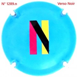N°1289.n - Capsule de champagne - GENERIQUE - Verso Noir