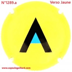 N°1289.a - Capsule de champagne - GENERIQUE - Verso Jaune