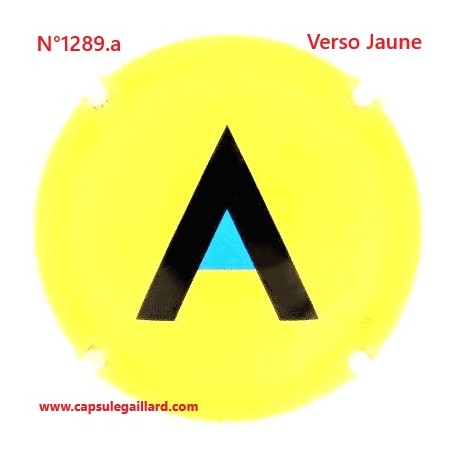 N°1289.a - Capsule de champagne - GENERIQUE - Verso Jaune
