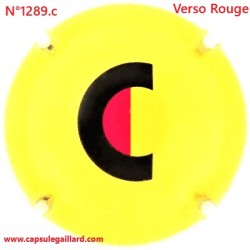 N°1289.c - Capsule de champagne - GENERIQUE - Verso Rouge