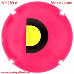 N°1289.d - Capsule de champagne - GENERIQUE - Verso Jaune