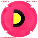 N°1289.d - Capsule de champagne - GENERIQUE - Verso Jaune