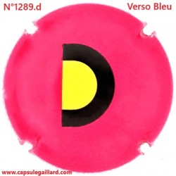 N°1289.d - Capsule de champagne - GENERIQUE - Verso Bleu
