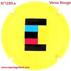 N°1289.e - Capsule de champagne - GENERIQUE - Verso Rouge