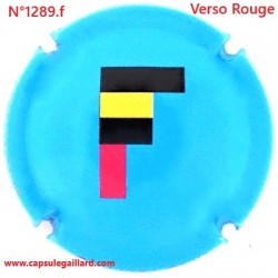 N°1289.f - Capsule de champagne - GENERIQUE - Verso Rouge