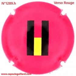 N°1289.h- Capsule de champagne - GENERIQUE - Verso Rouge