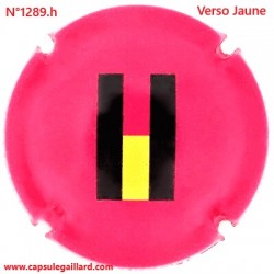 N°1289.h- Capsule de champagne - GENERIQUE - Verso Jaune