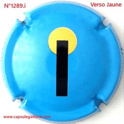 N°1289.i- Capsule de champagne - GENERIQUE - Verso Jaune