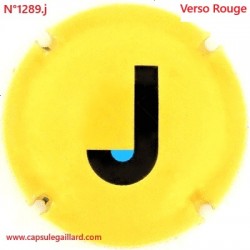N°1289.j- Capsule de champagne - GENERIQUE - Verso Rouge