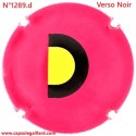 N°1289.d- Capsule de champagne - GENERIQUE - Verso Noir