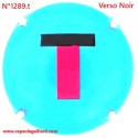 N°1289.t- Capsule de champagne - GENERIQUE - Verso Noir