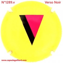 N°1289.u- Capsule de champagne - GENERIQUE - Verso Noir