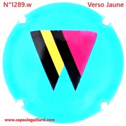 N°1289.w- Capsule de champagne - GENERIQUE - Verso Jaune
