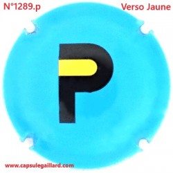 N°1289.p- Capsule de champagne - GENERIQUE - Verso Jaune