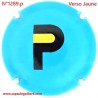 N°1289.p- Capsule de champagne - GENERIQUE - Verso Jaune