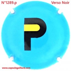 N°1289.p- Capsule de champagne - GENERIQUE - Verso Noir