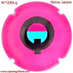 N°1289.q- Capsule de champagne - GENERIQUE - Verso Jaune