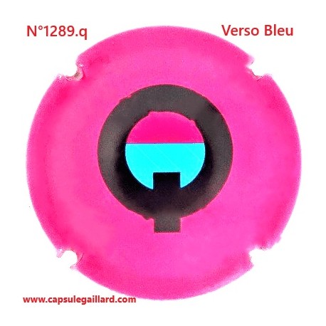 N°1289.z- Capsule de champagne - GENERIQUE - Verso Bleu