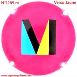 N°1289.m- Capsule de champagne - GENERIQUE - Verso Jaune