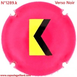 N°1289.k- Capsule de champagne - GENERIQUE - Verso Noir