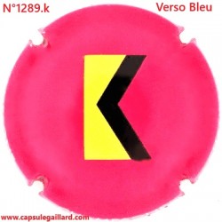 N°1289.k- Capsule de champagne - GENERIQUE - Verso Bleu