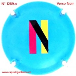 N°1289.n- Capsule de champagne - GENERIQUE - Verso nOIR