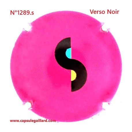 N°1289.s- Capsule de champagne - GENERIQUE - Verso Noir