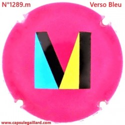 N°1289.m- Capsule de champagne - GENERIQUE - Verso Bleu