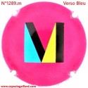 N°1289.m- Capsule de champagne - GENERIQUE - Verso Bleu
